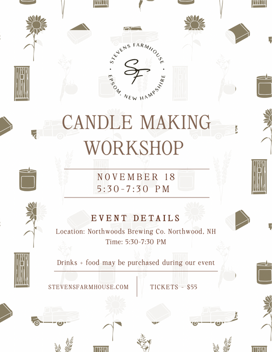 November Candle Making Night 🍂 Northwoods Brewing Co.