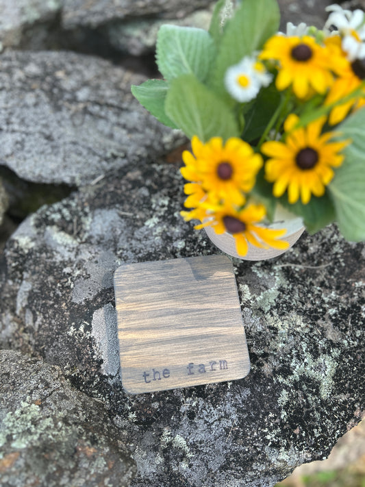 Wood Burned Coasters