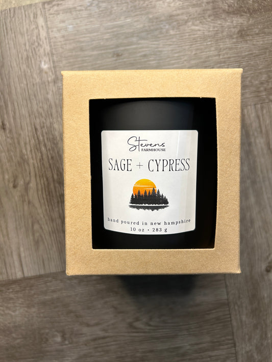 sage + cypress candle 8oz