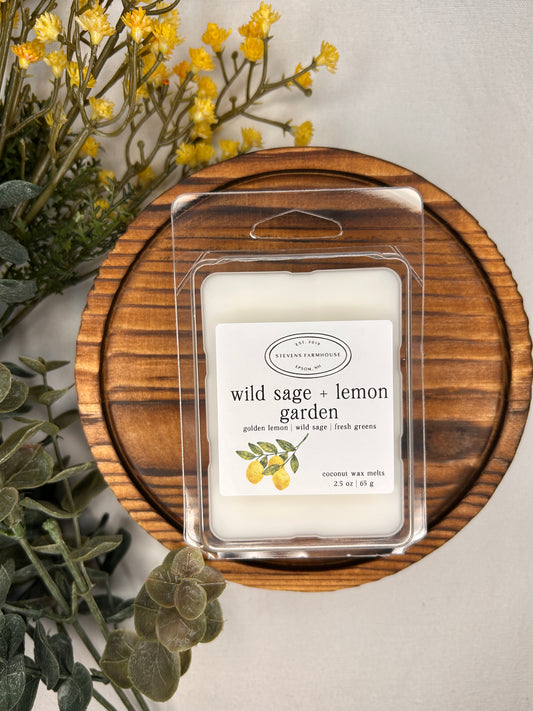 Wild Sage + Lemon Garden Wax Melts