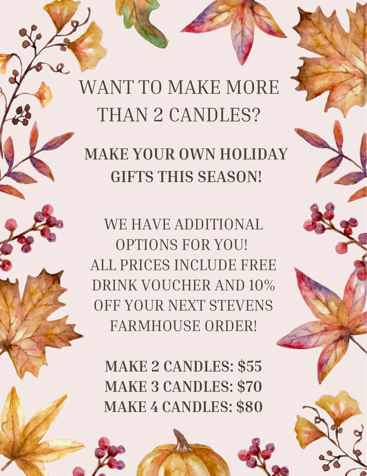 November Candle Making Workshop