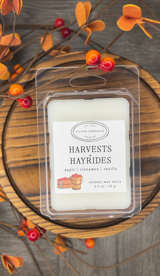 HARVESTS + HAYRIDES wax melts