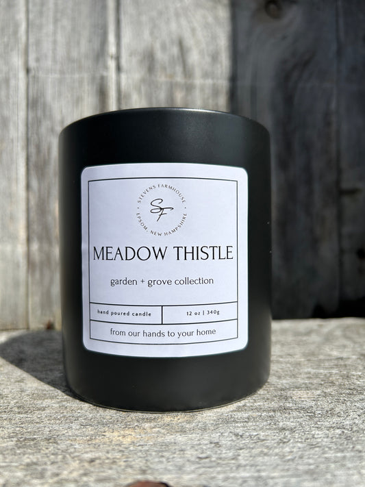 meadow thistle candle