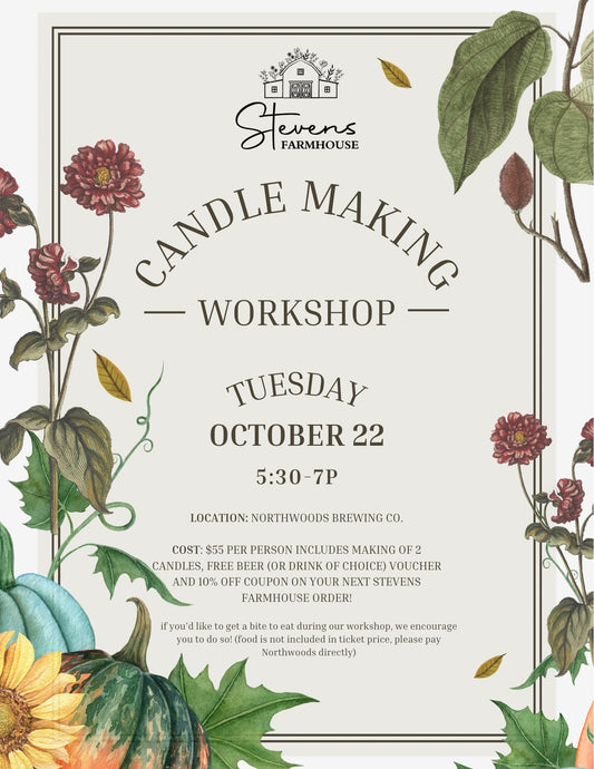 Fall Candle Making Workshop