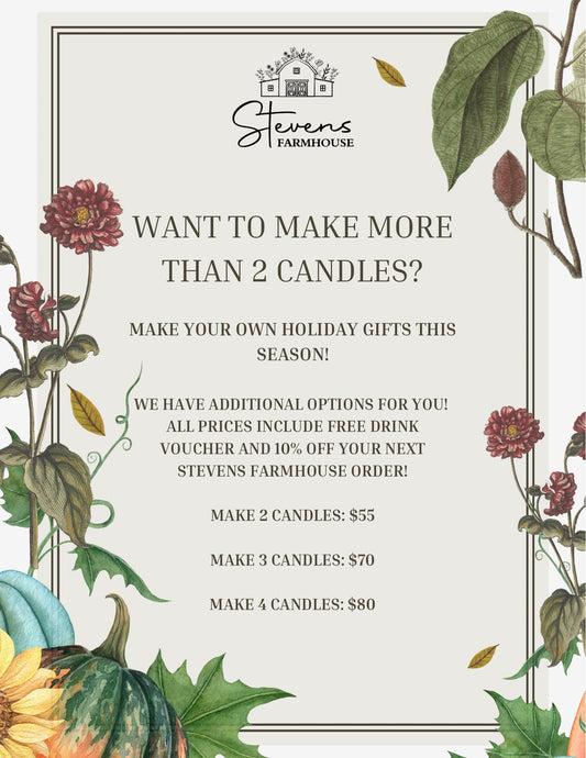 Fall Candle Making Workshop