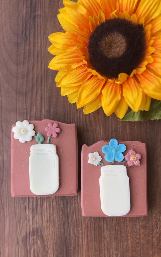Fall Flowers Soap Bar