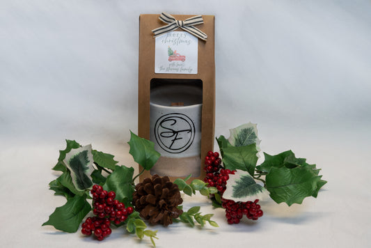 Custom Monogram Candle