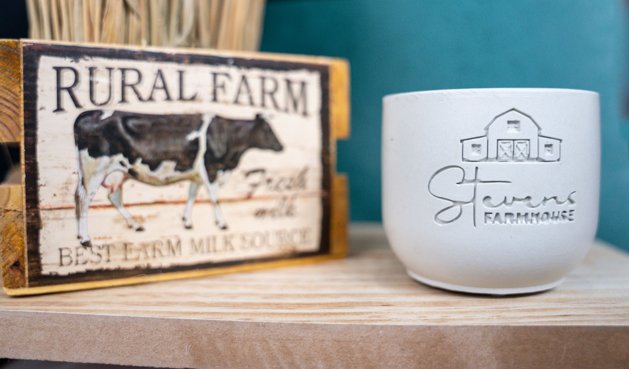 Country Clothesline Candle Stevens Farmhouse